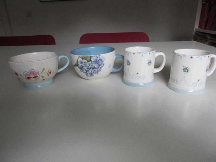 Jet ter Steege JTS Noa Hortensia C'est la Vie mok beker kop, Huis en Inrichting, Keuken | Servies, Zo goed als nieuw, Kop(pen) en/of Schotel(s)