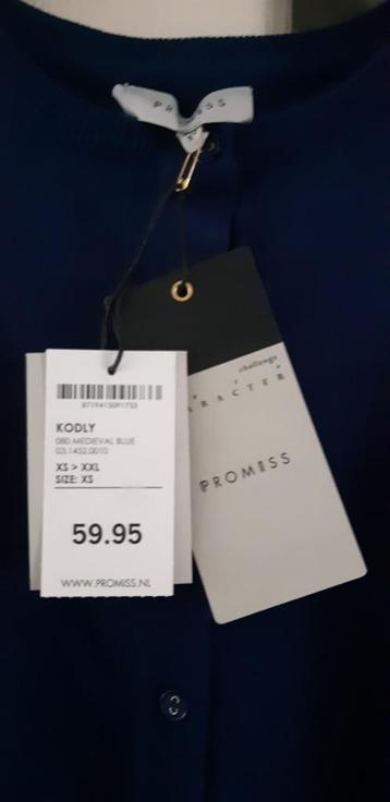 nieuw Promiss vestje donkerblauw! XS 34 beschikbaar voor biedingen