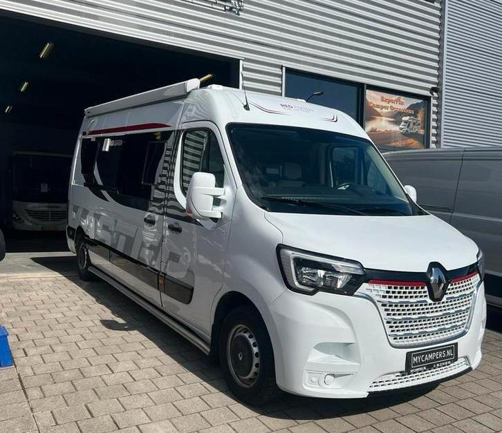 Renault Buscamper Red Edition, Caravans en Kamperen, Campers, Bedrijf, tot en met 2, Buscamper of Camperbus, Overige merken, Diesel