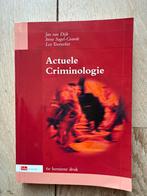 Actuele Criminologie - Jan van Dijk, Ophalen of Verzenden, Gamma, Zo goed als nieuw, HBO