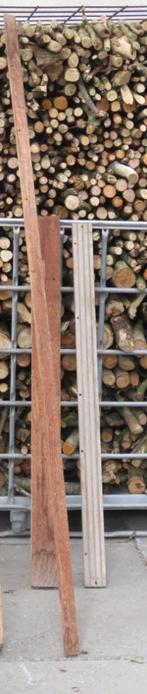 Hardhouten planken, Tuin en Terras, Palen, Balken en Planken, Gebruikt, Hardhout, Ophalen, 180 tot 250 cm