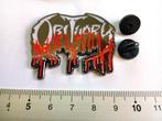 Obituary zeer mooie shaped speld pin badge speld n4, Verzamelen, Verzenden, Nieuw, Overige typen