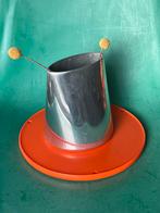 Vintage IKEA aluminium vaas space age chrome Sörglos 2011, Huis en Inrichting, Overige materialen, Gebruikt, Overige kleuren, Ophalen of Verzenden