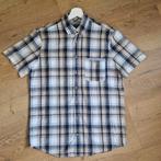 Overhemd geblokt, Ophalen of Verzenden, Zo goed als nieuw, Blauw, Halswijdte 39/40 (M)