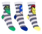 Avengers Sokken Stripe - 3 paar - Maat 23/26, Nieuw, Ophalen of Verzenden, Marvel, Jongen
