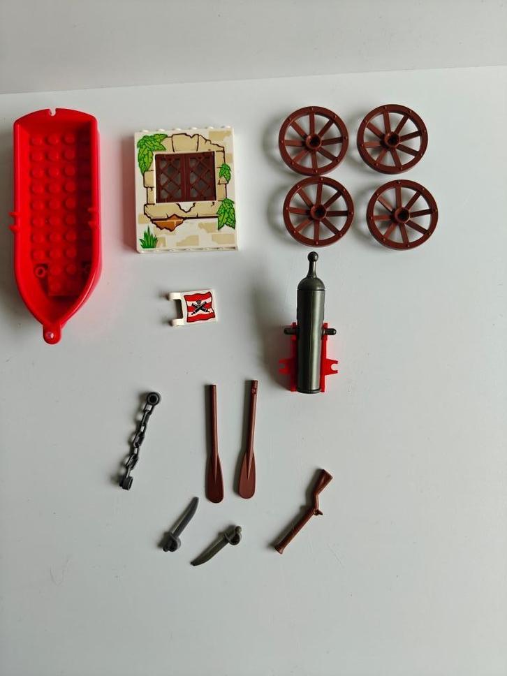 LEGO Piraten Accessoires – Kanon, Boot, Wielen & Meer, Kinderen en Baby's, Speelgoed | Duplo en Lego, Gebruikt, Lego, Losse stenen