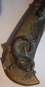 Ashanti goudgewicht Akan goud Afrika brons gewicht wegen, Antiek en Kunst, Verzenden, Brons