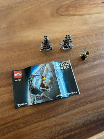 Lego star wars set 7203 jedi defence 1 conpleet met boekje beschikbaar voor biedingen