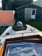Motor boat te koop / 9.9 pk yamaha/met trailer, Watersport en Boten, Sloepen, Ophalen, Gebruikt, Tot 10 pk, Hout