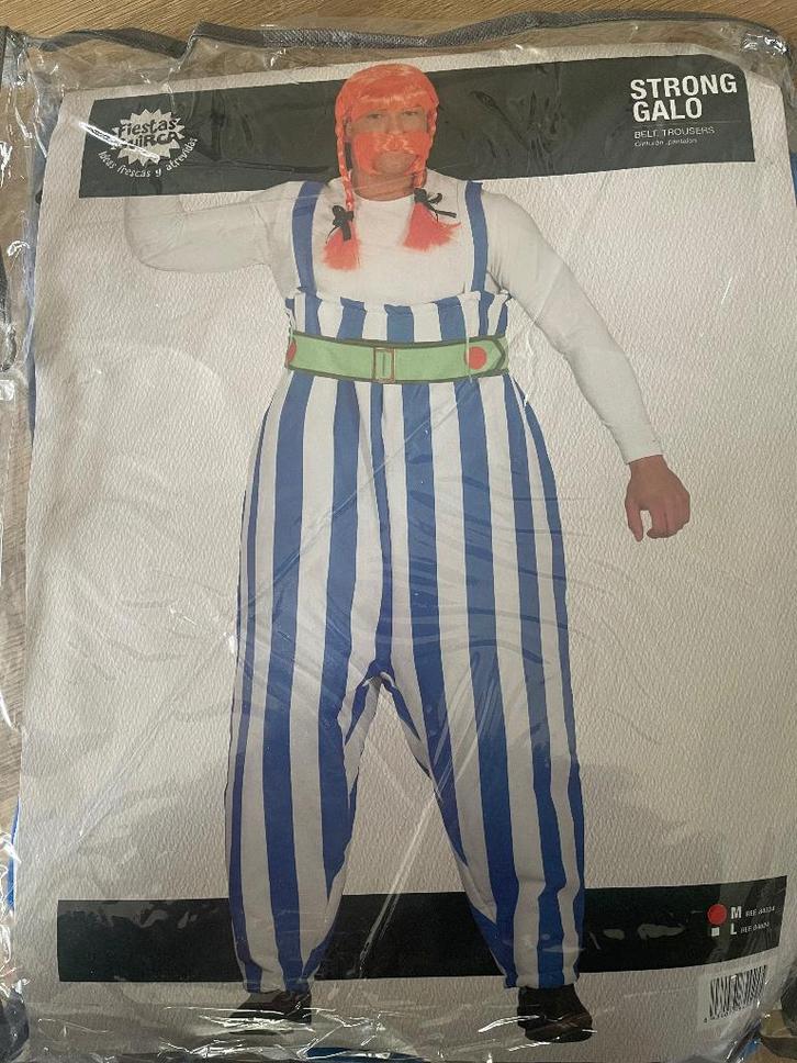 Asterix en Obelix outfit, Kleding | Dames, Carnavalskleding en Feestkleding, Zo goed als nieuw, Kleding, Carnaval, Maat 42/44 (L)