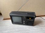 Vintage Sharp Stereo Blaster met Zwart-Wit TV, Ophalen, Gebruikt, Minder dan 40 cm, Sharp