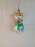 Antieke glazen kerstbal poppen figuur, Diversen, Kerst, Ophalen