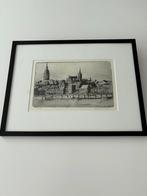 Mooie ets stadsgezicht Temse (België), Ophalen of Verzenden