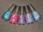 5 potjes china glaze nagellak collectie tronica holographic, Ophalen of Verzenden, Zo goed als nieuw, Overige kleuren, Handen en Nagels
