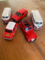 Leuke set rode auto’s VW, Citroën en Mini, Ophalen of Verzenden, Zo goed als nieuw