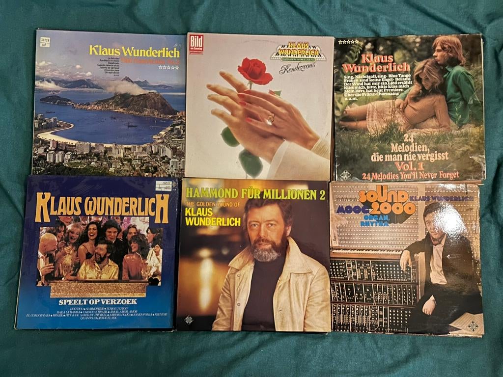 22 LP's Klaus Wunderlich (ook per stuk te koop), Europees, Gebruikt, Ophalen of Verzenden, 1970 - 1979