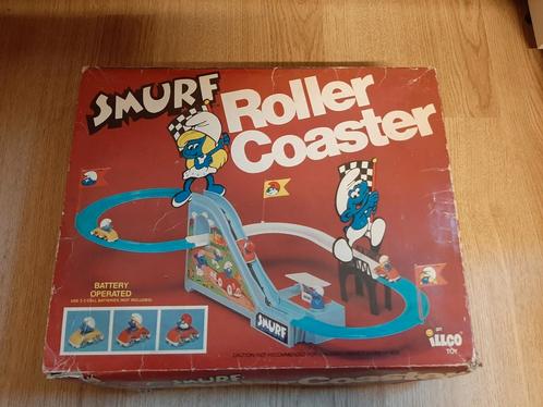 Smurf roller coaster achtbaan De Smurfen * zie omschrijving, Verzamelen, Smurfen, Zo goed als nieuw, Ophalen of Verzenden