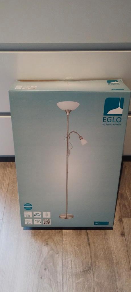 Eglo Up2 Vloerlamp Nieuw in Doos, Huis en Inrichting, Lampen | Vloerlampen, Nieuw, 150 tot 200 cm, Glas, Metaal, Ophalen of Verzenden