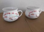 2 soepkommen "Soep van de Dag" jaren 70 nostalgie, Ophalen of Verzenden