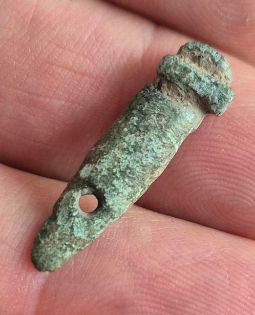 Romeins Brons Gladius Amulet Bodemvondst, Antiek en Kunst, Kunst | Overige Kunst, Ophalen of Verzenden