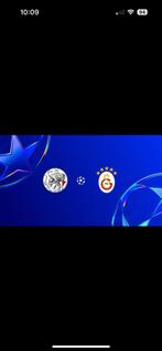 Ajax - galatasaray 2 tickets vak 425 rij 3, Tickets en Kaartjes, Twee personen