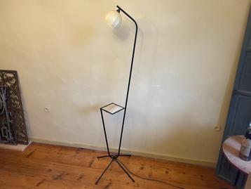 Vintage Staande Lamp Vloerlamp Schemerlamp/Tafeltje Frans beschikbaar voor biedingen