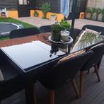 Mooi tuinset met 6 stoelen, Ophalen, Gebruikt, 6 zitplaatsen, Tuinset