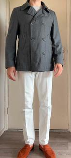 Luigi Borrelli peacoat 50, Ophalen of Verzenden, Zo goed als nieuw, Maat 48/50 (M)