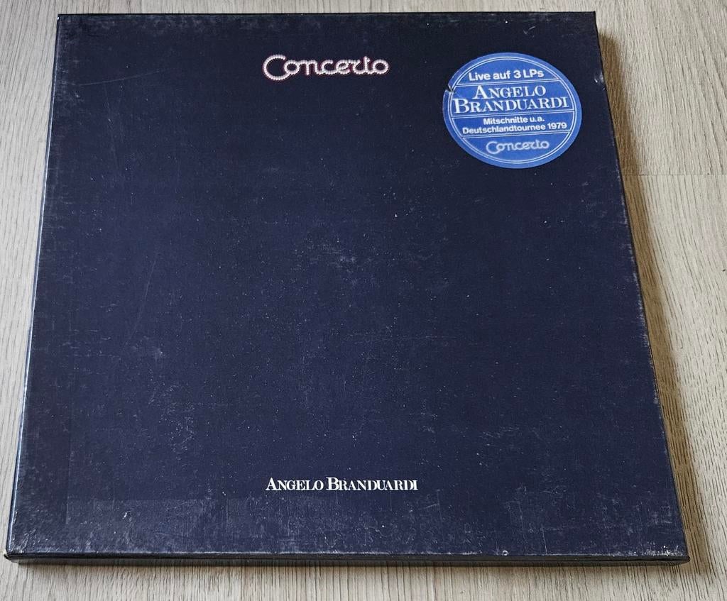 Angelo Branduardi - Concerto 3LP Box - Live 1979, Ophalen of Verzenden, Zo goed als nieuw, 12 inch