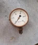 Vintage / antiek nanometer drukmeter messing, Ophalen of Verzenden