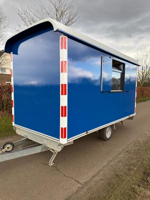 Zeer nette brouwer Schaftwagen,Schaftkeet,snelverkeer,keet, Doe-het-zelf en Verbouw, Bouwketen en Schaftketen, Zo goed als nieuw