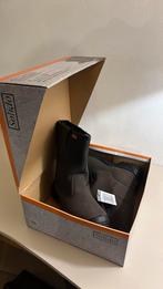 Nieuwe werklaarzen met stalen neus en zool, Ophalen, Zo goed als nieuw, Zwart, Werkschoenen