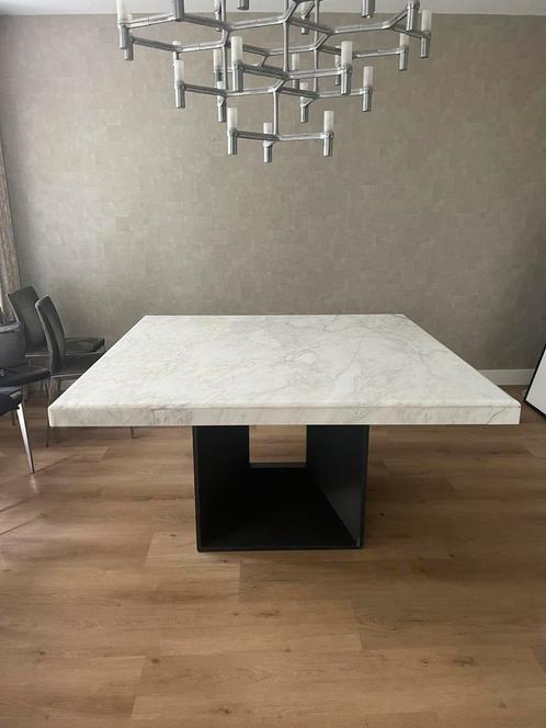 Exclusieve MARMEREN tafel van uniek design, Huis en Inrichting, Tafels | Eettafels, Gebruikt, 100 tot 150 cm, 100 tot 150 cm, Vijf personen of meer
