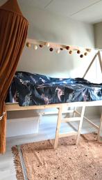 Halfhoogslaper huisbed zgan, Ophalen, Zo goed als nieuw, 180 cm of meer, 85 tot 100 cm