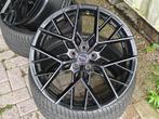 Ford Focus RS Borbet velgen 19 inch met winterbanden, Gebruikt, Banden en Velgen, Winterbanden, 235 mm