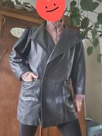 Vintage Zwarte Leren Jas maat 40, Ophalen of Verzenden, Zo goed als nieuw, Maat 38/40 (M), Zwart
