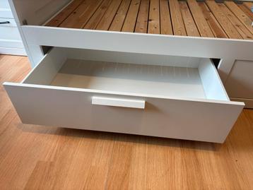 Ikea Brimnes uitschuifbaar bed 80x200 beschikbaar voor biedingen