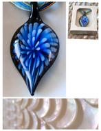 Mooie Murano glas hanger met organza collier Nieuw, Sieraden, Tassen en Uiterlijk, Kettinghangers, Nieuw, Ophalen of Verzenden