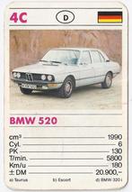 Kw3062 autokaartje bmw 520 ( 4c ), Ophalen of Verzenden, Zo goed als nieuw, Auto's