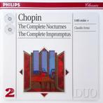 CHOPIN Complete nocturnes 2 - CD ARRAU PHILIPS DUO, Cd's en Dvd's, Cd's | Klassiek, Boxset, Gebruikt, Kamermuziek, Ophalen of Verzenden