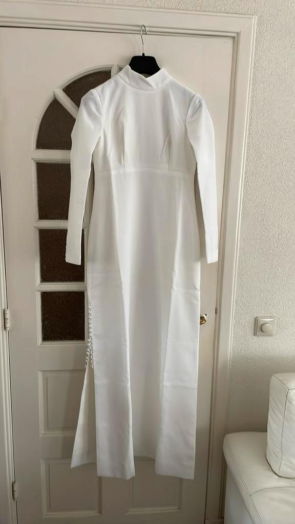 Bruidsjurk wit maat s, Kleding | Heren, Trouwkleding en Trouwaccessoires, Zo goed als nieuw, Trouwpak, Wit, Ivoor of Crème, Ophalen of Verzenden