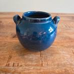 Prachtig kobalt blauw kommetje/vaasje, Huis en Inrichting, Woonaccessoires | Vazen, Blauw, Aardewerk of Porselein, Ophalen of Verzenden