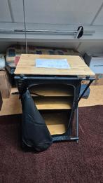 Camping kast bamboe NIEUW, Caravans en Kamperen, Ophalen of Verzenden, Zo goed als nieuw, Campingkast