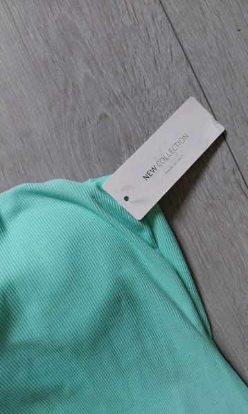 Strapless jurk turquoise one size  beschikbaar voor biedingen