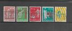 Nederland 1959, NVPH 731 t/m 735, Gestempeld., Verzenden, Na 1940, Gestempeld