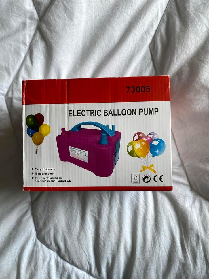 Elektrische Ballonnenpomp - Snel en gemakkelijk ballonnen bl, Hobby en Vrije tijd, Feestartikelen, Nieuw, Versiering, Verjaardag