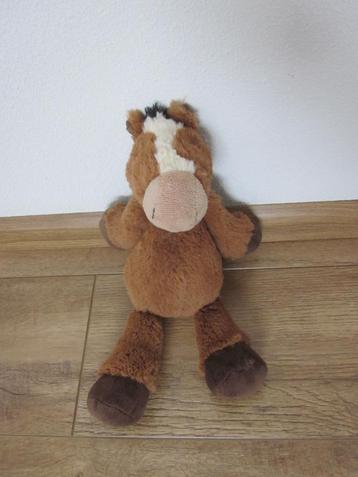 Sligro Food Group bruin/wit superzacht paard pony knuffel  beschikbaar voor biedingen