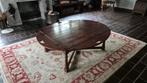 Prachtige teakhouten salontafel, Ophalen, Gebruikt, 100 tot 150 cm, 50 tot 100 cm