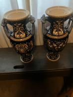 Set van 2 antieke Gien vazen, Antiek en Kunst, Ophalen of Verzenden