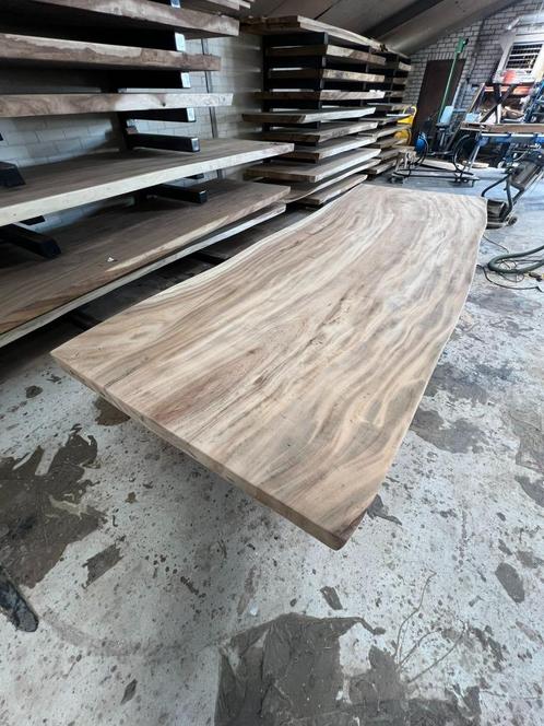 Boomstamtafel 300 x 100 x 8cm, Huis en Inrichting, Tafels | Eettafels, Nieuw, 100 tot 150 cm, 200 cm of meer, Vijf personen of meer